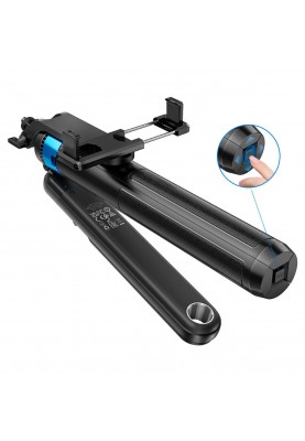 Селфі-монопод HOCO K22 Handy aluminum alloy anti-shake live broadcast holder Black