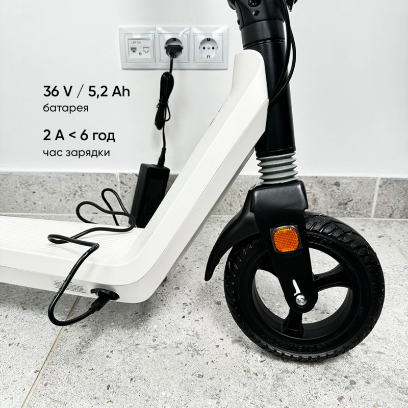 Електросамокат OKAI Zippy ES50С Black 8" 250W/500W, 5.2Ah, 20 km, 25 km/h, 10°, 13.5 kg