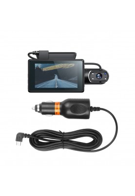 Відеореєстратор HOCO DI07 Max Driving recorder(WIFI version) Black