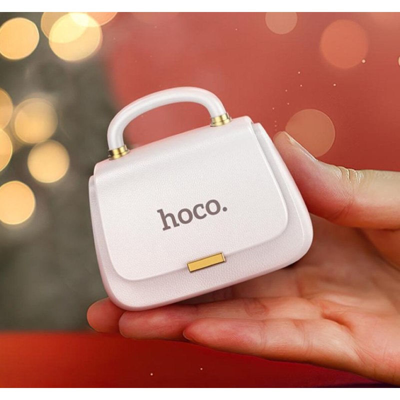 Бездротові навушники HOCO DES35 Dawn handbag BT headset White