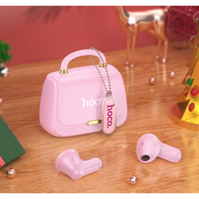 Бездротові навушники HOCO DES35 Dawn handbag BT headset Pink