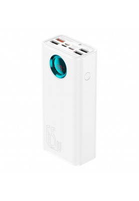 Зовнішній акумулятор Baseus Amblight Digital Display Fast Charge Power Bank 26800mAh Stellar White