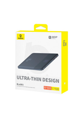 Зовнішній акумулятор Baseus Blade2 Fast-Charging Power Bank with Digital Display Intelligent Edition 12000mAh 65W Mariana Blue  (with Baseus Mini Whit