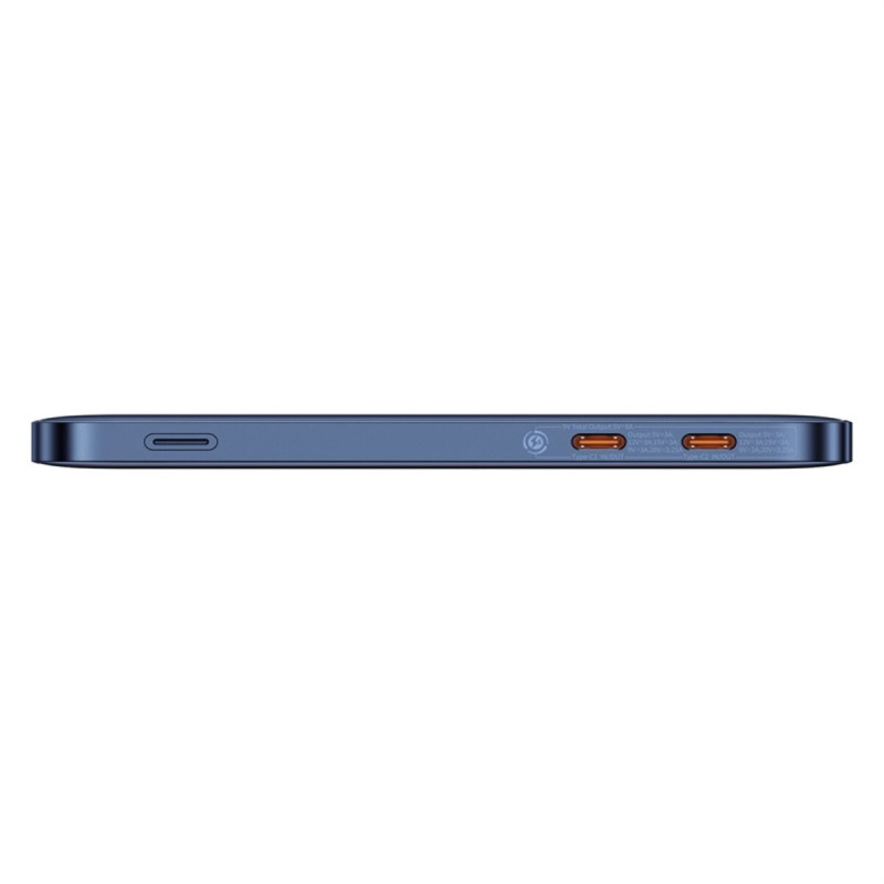 Зовнішній акумулятор Baseus Blade2 Fast-Charging Power Bank with Digital Display Intelligent Edition 12000mAh 65W Mariana Blue  (with Baseus Mini Whit