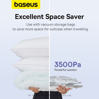 Портативний насос  для матраців Baseus PocketGo Portable Air Pump Stellar White