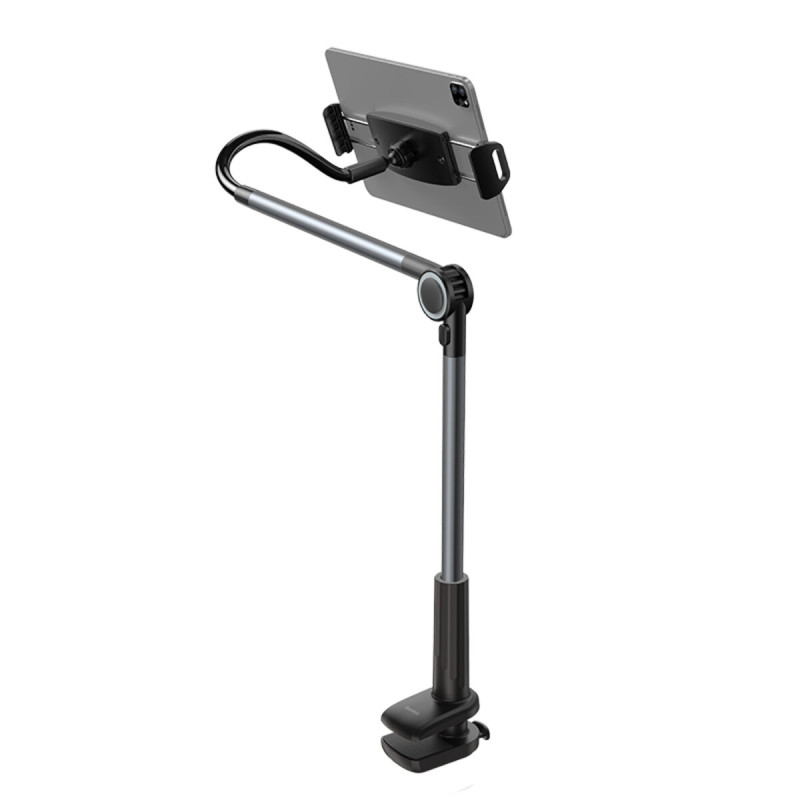 Тримач для мобiльного Baseus Otaku life rotary adjustment lazy holder Pro（Applicable for phone/ ipad) gray