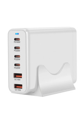 Зарядний пристрій WUW-C214 Gan 200W  white
