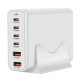 Зарядний пристрій WUW-C214 Gan 200W  white