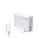 Зарядний пристрій WUW-C214 Gan 200W  white