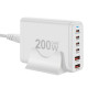 Зарядний пристрій WUW-C214 Gan 200W  white