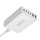 Зарядний пристрій WUW-C214 Gan 200W  white