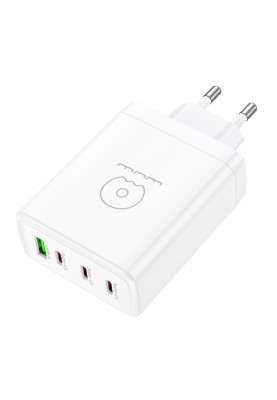 Зарядний пристрій WUW-C158 1USB 3Type-C PD100W white