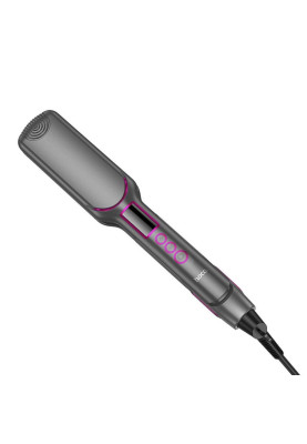 Гребінець для випрямлення волосся з цифровим дисплеєм HOCO HP42 Wide board hair straightener with digital display(EU) Gray