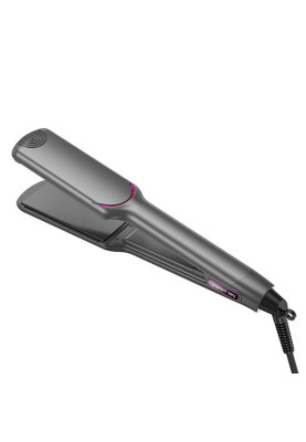 Гребінець для випрямлення волосся з цифровим дисплеєм HOCO HP42 Wide board hair straightener with digital display(EU) Gray