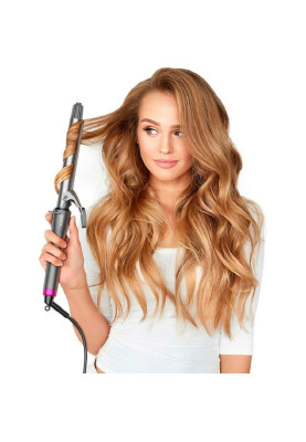 Гребінець для випрямлення волосся HOCO HP43 Electric manual curling iron with digital display(EU) Gray