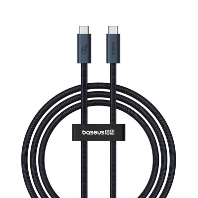 Кабель Baseus Flash Series 2 USB4 Full Featured Data Cable Type-C to Type-C 240W 1m Cluster Black
