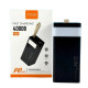 Зовнішній акумулятор WUW "TUGII-Y54 （PD22.5W quick charge) 40000mAh Black