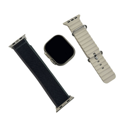 Смарт-годинник HK 10 Ultra 3 IP67+Amoled Grey+Gold