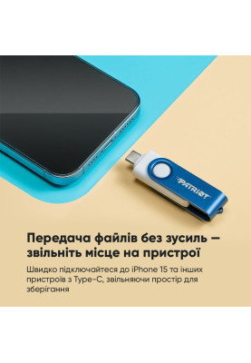 Flash Patriot USB 3.2 Gen 1 Xporter X550 256GB Type-A+C