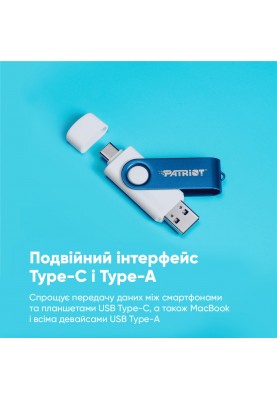 Flash Patriot USB 3.2 Gen 1 Xporter X550 512GB Type-A+C