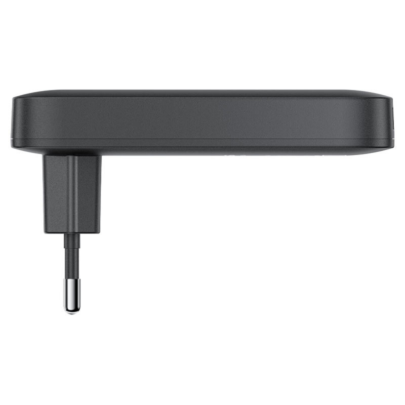 Мережевий зарядний пристрій ACEFAST A100 PD65W GaN 2C+A ultra-thin Charger Black