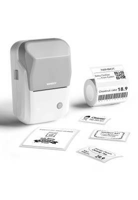 Термопринтер для друку наклейок NIIMBOT B1 Grey