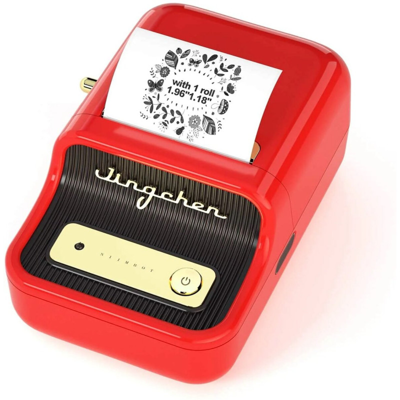 Термопринтер для друку наклейок NIIMBOT B21S Red