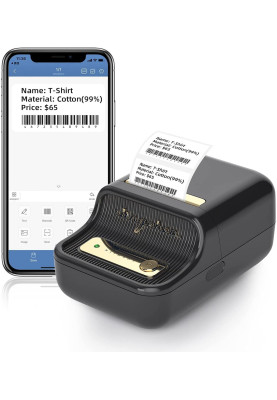 Термопринтер для друку наклейок NIIMBOT B21S  Black