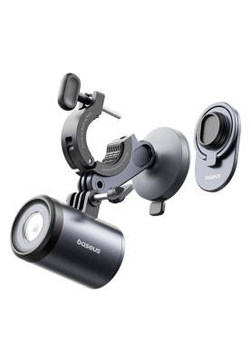 Велотримач для телефона Baseus PrimeTrip Series Dual-Color Bike Light 2-in-1 Set Cosmic Black