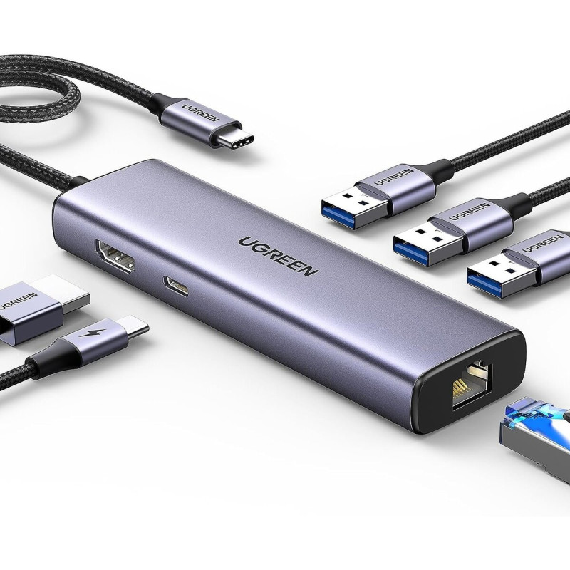 USB-хаб UGREEN USB-C Multifunction Adapter