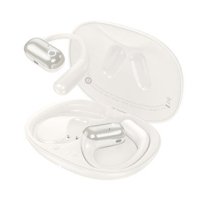 Навушники HOCO EA6 Melody open true wireless BT headset Milky White