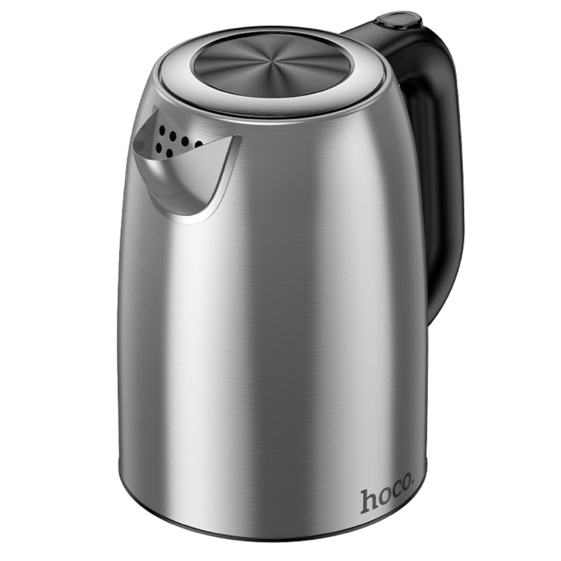 Електрочайник HOCO HE12 1.7L stainless steel electric kettle (EU) Stainless Steel