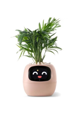 Інтерактивний розумний горщик для рослин Ivy Smart Planter Tuya AI, Pink