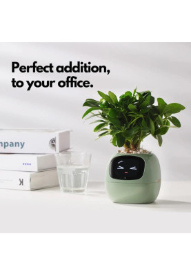 Інтерактивний розумний горщик для рослин Ivy Smart Planter Tuya AI, Green