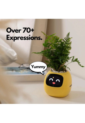 Інтерактивний розумний горщик для рослин Ivy Smart Planter Tuya AI, Green