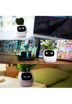 Інтерактивний розумний горщик для рослин Ivy Smart Planter Tuya AI, Green