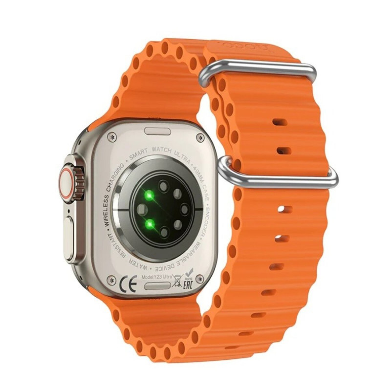 Смарт-годинник HOCO Y23 Ultra Smart sports watch(call version) Titanium gold