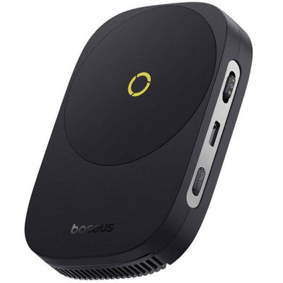 Бездротовий зарядний пристрій з кулером для мобільного Baseus MagPro II Series Ultra-Thin Magnetic Phone Cooler (with Wireless Charger) Cosmic Black