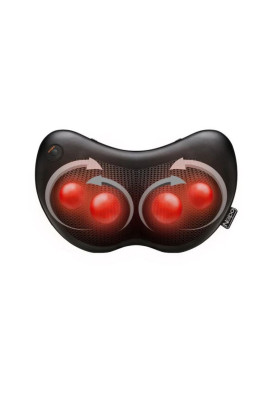 Масажер NAIPO MGP-129A Shiatsu Pillow Massager with Heat for Back and Neck Black