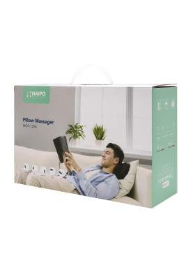 Масажер NAIPO MGP-129A Shiatsu Pillow Massager with Heat for Back and Neck Black