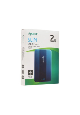 PHD External 2.5'' Apacer USB 3.2 Gen.1 AC237 2Tb Blue (color box)