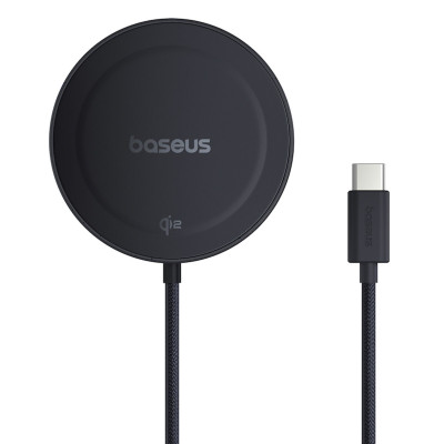 Бездротовий зарядний пристрій Baseus Simple Mini4 Magnetic Wireless Charging Stand 15W Universal Explorer Edition Cosmic Black