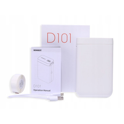 Термопринтер для друку наклейок NIIMBOT D101 White (A1A88628624)