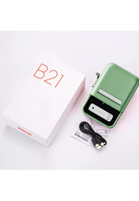 Термопринтер для друку наклейок NIIMBOT B21S Green (1AC19031602)