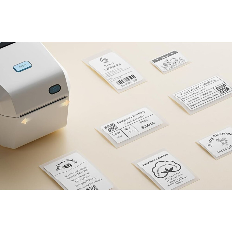 Термопринтер для друку наклейок NIIMBOT K3_W Lvory white (1AE10271603)