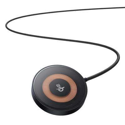 Бездротовий зарядний пристрій Baseus Simple Mini4 Magnetic Wireless Charging Stand Qi2 15W Universal Explorer Edition Cosmic Black
