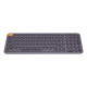 Клавіатура Baseus K01B Wireless Tri-Mode Keyboard Frosted Gray