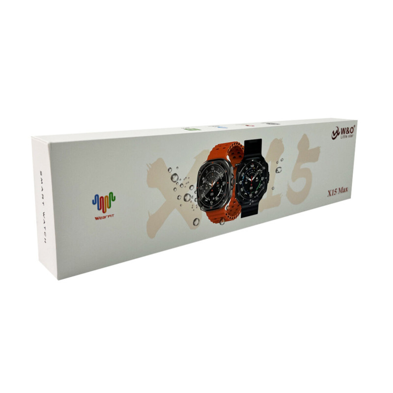 Смарт-годинник W&O X15 Max Amoled+IP67 Orange