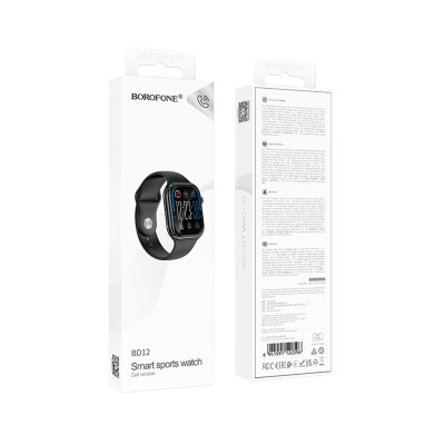 Смарт-годинник BOROFONE BD12 Smart sports watch (call version) Black