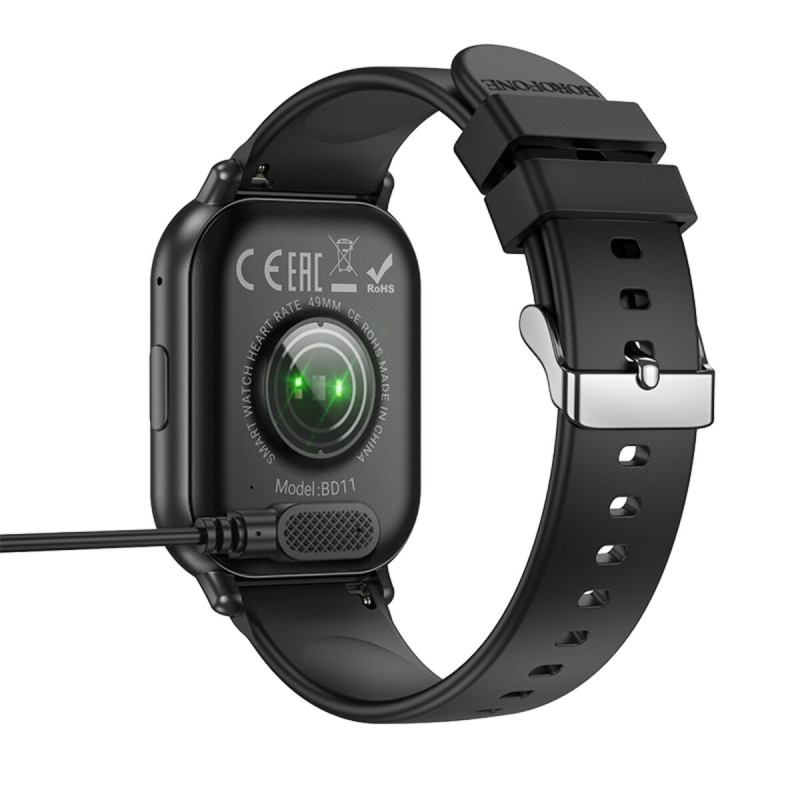 Смарт-годинник BOROFONE BD11 Smart sports watch (call version) Black